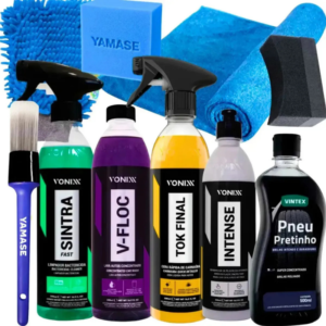 Kit Lavagem Shampoo Cera Tok Final Intense Sintra Fast Vonixx